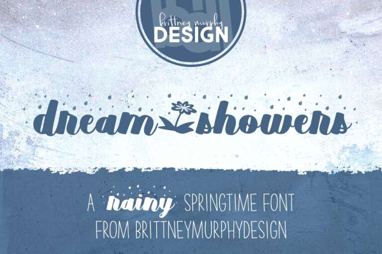 Dream Showers Font Graphic