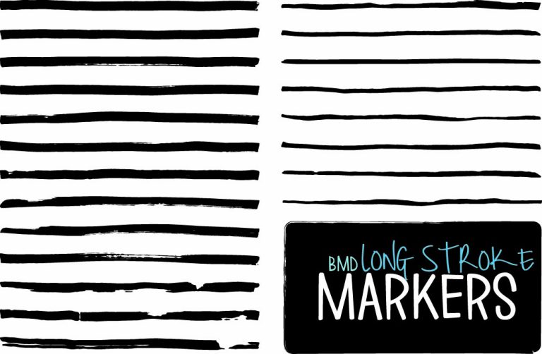 Long Stoke Makers For Illustrator Graphic